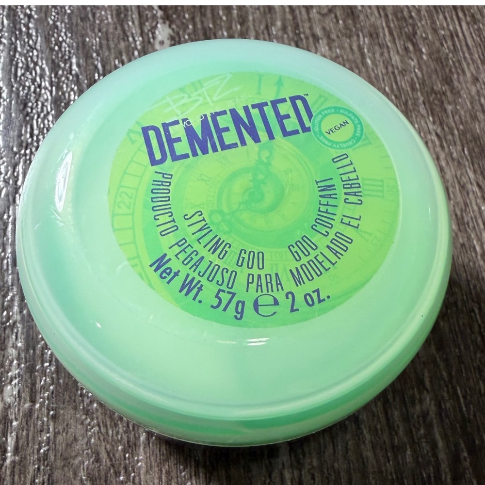 Beyond The Zone Demented Styling Goo Unisex 2oz Green Strong Hold Vegan Gel